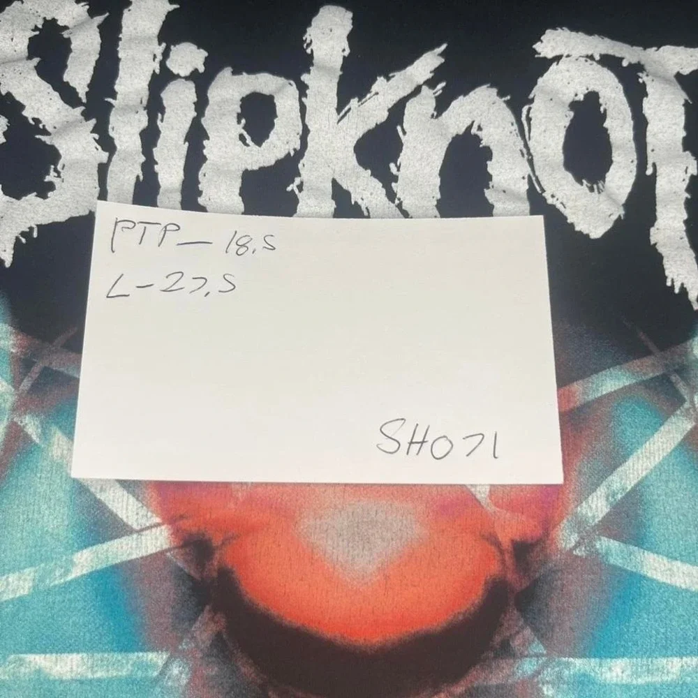 Slipknot Graphic Band T-Shirt Black Mens Size M Short Sleeve - Picture 7 of 7